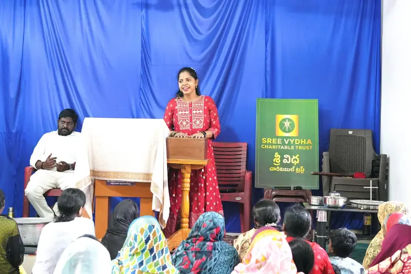 Saree Distribution to the Elderly